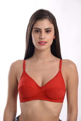 soft beauty Women Balconette Non Padded Bra(Red)