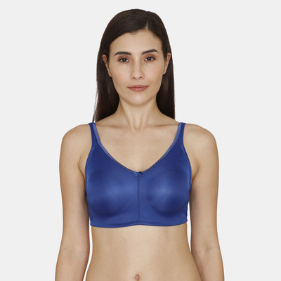 ZIVAME Women Full Coverage Lightly Padded Bra(Blue)