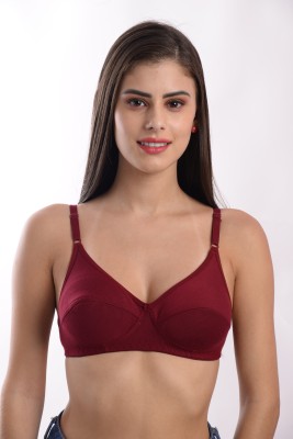 soft beauty Women Balconette Non Padded Bra(Maroon)