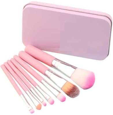 tanvi27 Makeup brush set of 7 with storage box(Pack of 7)