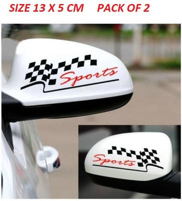 SARVAVIDYA Sticker & Decal for Car & Bike(Black, Red)