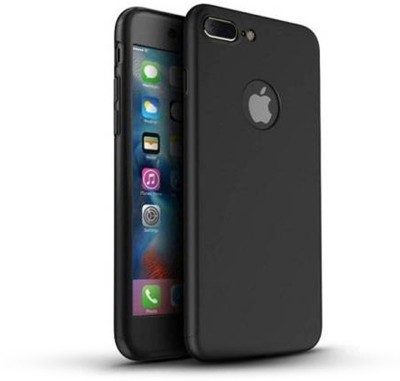 Casecovers Back Cover for Apple Iphone 7 Plus, Plain, Case, Cover(Black, Camera Bump Protector, Silicon, Pack of: 1)
