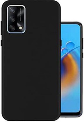 Casecovers Back Cover for Oppo A74, Plain, Case, Cover(Black, Camera Bump Protector, Silicon, Pack of: 1)