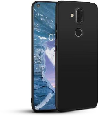 Casecovers Back Cover for Nokia X71, Plain, Case, Cover(Black, Camera Bump Protector, Silicon, Pack of: 1)