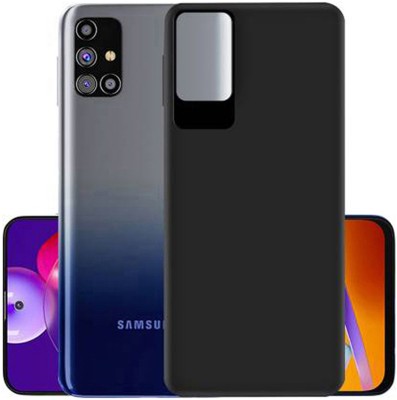 Casecovers Back Cover for Samsung Galaxy M31s(Black, Camera Bump Protector, Silicon, Pack of: 1)