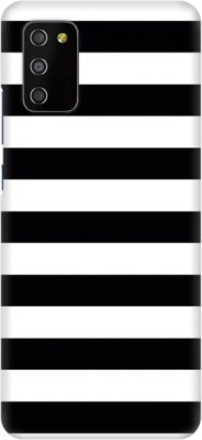 COBIERTAS Back Cover for Samsung Galaxy A03s(Black, White, Hard Case, Pack of: 1)