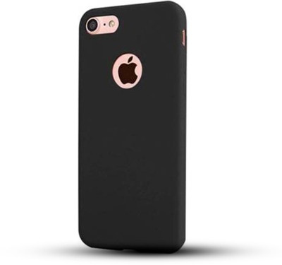 Casecovers Back Cover for Apple Iphone 6s, Plain, Case, Cover(Black, Camera Bump Protector, Silicon, Pack of: 1)