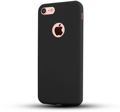 Casecovers Back Cover for Apple Iphone 6, Plain, Case, Cover(Black, Camera Bump Protector, Silicon, Pack of: 1)