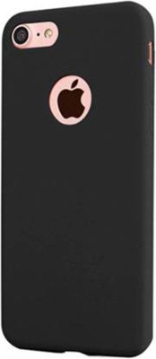 Casecovers Back Cover for Iphone 6 Plus, Plain, Case, Cover(Black, Camera Bump Protector, Silicon, Pack of: 1)