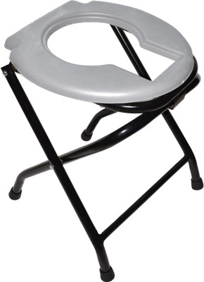 a p surgical Commode Chair(Grey)