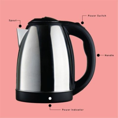 LA Kitchen electric kettle 1.8 LITRE Electric Kettle(1.8 L, steel, Black)