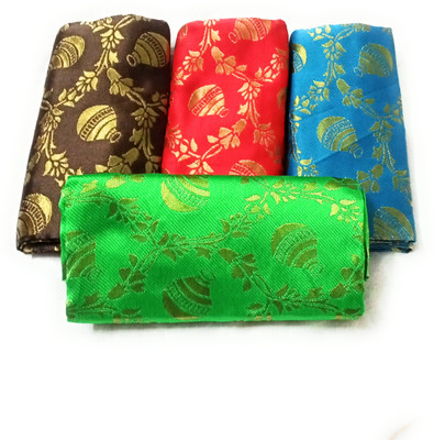 Cotton colors Cotton Silk Self Design Blouse Material