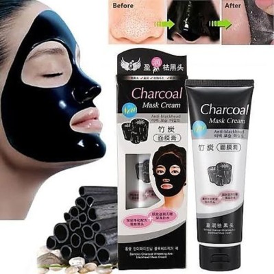 CHARCOAL MASK CREAM CHARCOAL MaskCream Oil Control Anti Black Head Mask Cream(130 ml)