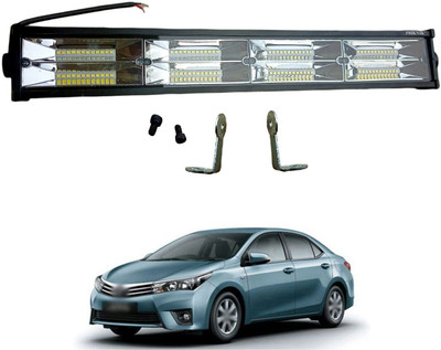 PECUNIA LED BAR FOG Lamp Light Bar White 20 Inch Car 96 LED 288 WATT Work Light Spot Flood Combo Beam A236 Headlight Car LED for Toyota (12 V, 288 W)(Corolla Altis)