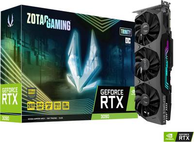 ZOTAC NVIDIA RTX 3090 Trinity OC 24 GB GDDR6X Graphics Card