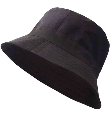 PATHAYAM round bucket cap(Black, Pack of 1)