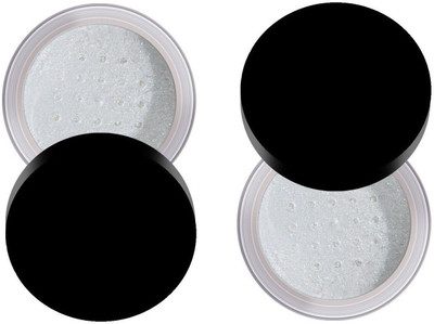 GFSU MATTE FINISH WHITENING SHIMMER COMBO OF TWO WHITE LOOSE POWDER HIGHLIGHTER Highlighter(WHITE)