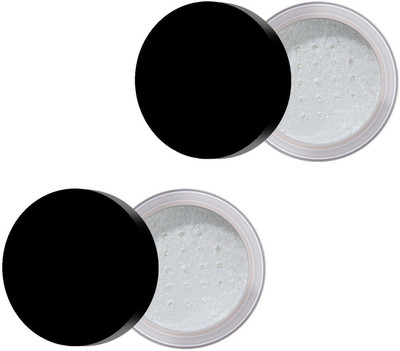 GFSU PACK OF TWO PERFECT MATTE FINISH WHITENING SHIMMER WHITE LOOSE POWDER HIGHLIGHTER Highlighter(WHITE)