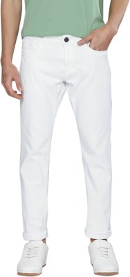 Halogen Slim Men White Jeans
