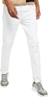 CALCIUM Skinny Men White Jeans