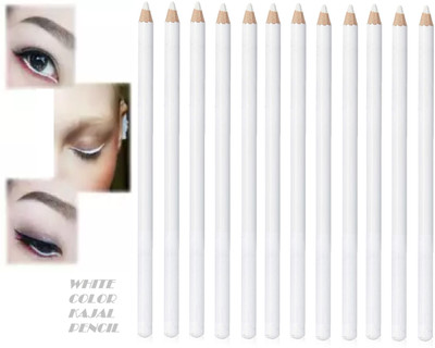 GFSU Professional High Quality Specially Formulated Ultimate Look Smooth White Eyeliner Pencil(WHITE, 24 g)