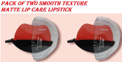 YAWI SOFT AND SMOOTH APPLE SHAPE VELVET LIPSTICK(FLAMENCO RED, 4 g)