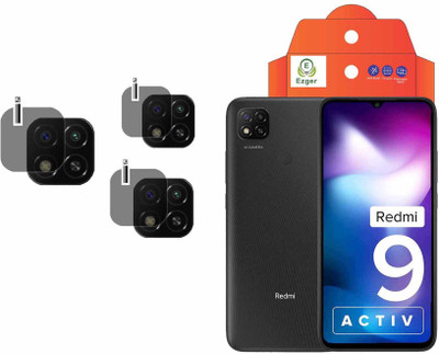 EZGER Back Camera Lens Glass Protector for Redmi 9 Activ(Pack of: 3)