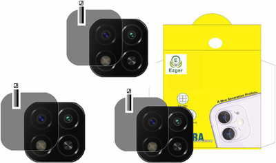 EZGER Back Camera Lens Glass Protector for Redmi 9 Activ(Pack of: 3)