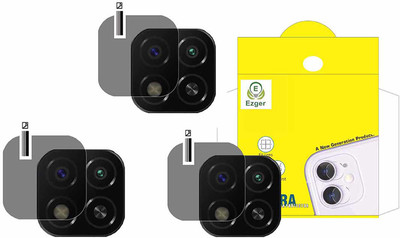EZGER Back Camera Lens Glass Protector for Redmi 9 Activ(Pack of: 3)