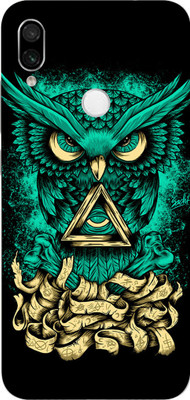 LAMHA Redmi Note 7S Mobile Skin(Ultra Super Angry Owl With High Matte Finish.)