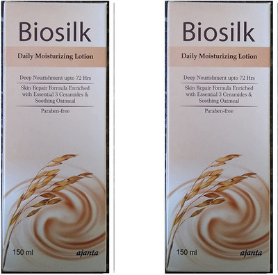 BioSilk DAILY MOISTURIZING LOTION 150ML - pack of 2(300 ml)
