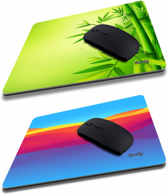 SMULY BAMBOO COMBO (10) Non-Slip I Am Capable of Amazing Things, Motivational Quotes Printed Mouse Pad for Gaming Computer, Laptop, PC Mouse Pad (Multicolor) Non Slip Base Mousepad(Multicolor)