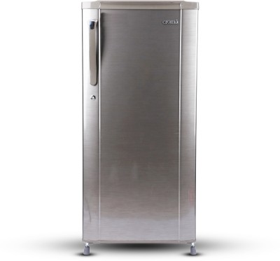 Croma 190 L Direct Cool Single Door 2 Star Refrigerator(Hair Line Silver, CRAR0216)