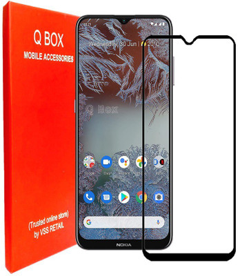 Q Box Edge To Edge Tempered Glass for Nokia G10(Pack of 1)