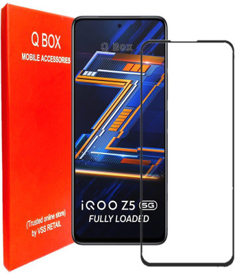 Q Box Edge To Edge Tempered Glass for VIVO IQOO Z5(Pack of 1)