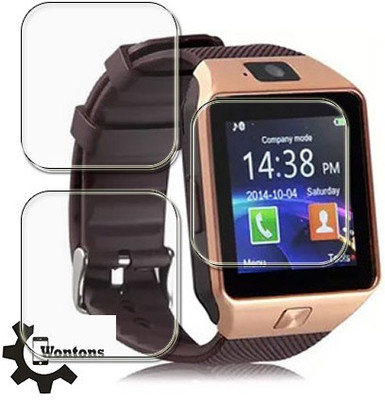 tombik Impossible Screen Guard for Goosprey DZ09-156 Smartwatch(Pack of 3)