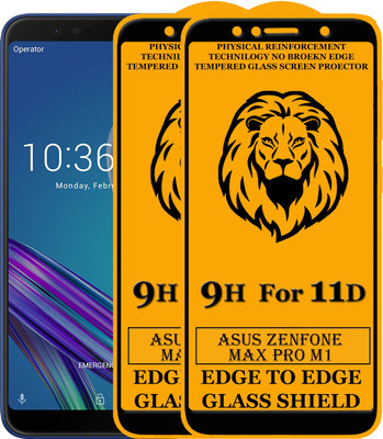 KING COVERS Tempered Glass Guard for Asus Zenfone Max Pro M1 11D Glass Screen Protector, [ Tempered Glass with Touch Accurate, Impact Absorb, Auto-Align Technology, Case Friendly ], Pack of 2(Pack of 2)