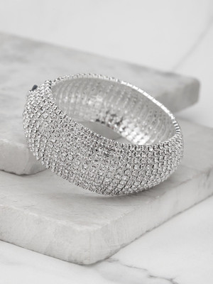 Divastri Alloy Silver Bracelet