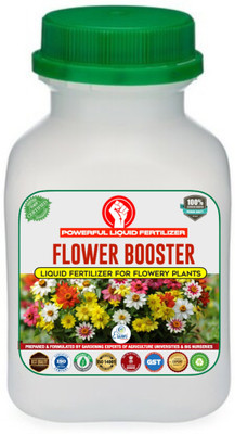 Erwon Flower Booster, Premium Essential Powerful Liquid Fertilizer for Maximising Flowers in Outdoor and Indoor Plants with Flowering Nutrients and Charged Micro-organism Fertilizer(0.25 kg, Liquid)