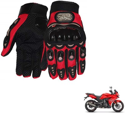 AuTO ADDiCT PRO BIKER GLOVES RED FOR HERO Xtreme 200s Riding Gloves(Multicolor)