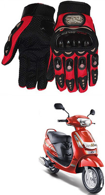 AuTO ADDiCT PRO BIKER GLOVES RED FOR MAHINDRA Duro Riding Gloves(Red)