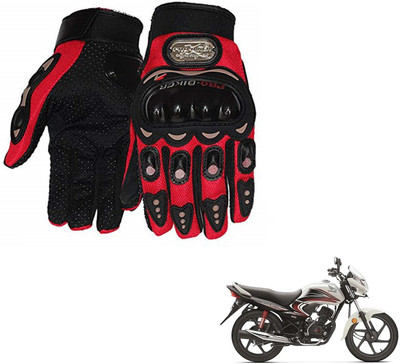 AuTO ADDiCT PRO BIKER GLOVES RED FOR HONDA Dream Yuga Riding Gloves(Red)