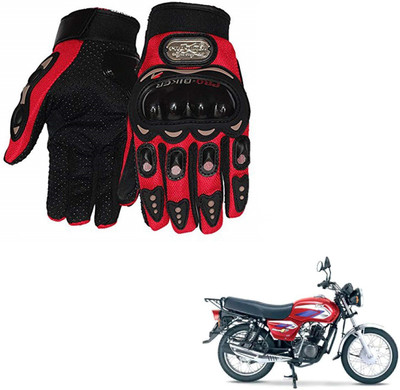 AuTO ADDiCT PRO BIKER GLOVES RED FOR TVS Max Riding Gloves(Red)