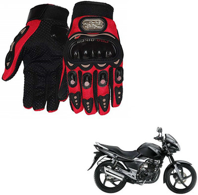 AuTO ADDiCT PRO BIKER GLOVES RED FOR SUZUKI GS 150R Riding Gloves(Red)