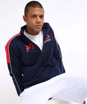 FILA Full Sleeve Color Block Men Sweatshirt