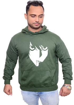 MJ UNIQUE L FACE Full Sleeve Graphic Print Men Sweatshirt