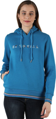 MONTE CARLO Full Sleeve Embroidered Women Sweatshirt