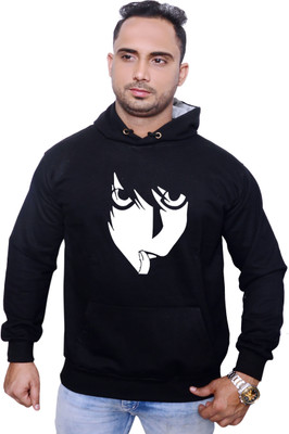 MJ UNIQUE L FACE Full Sleeve Graphic Print Men Sweatshirt