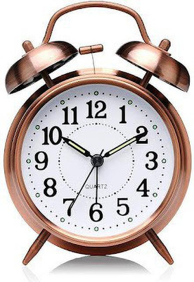 KRUNAL ENTERPRISES Analog Copper Color Clock