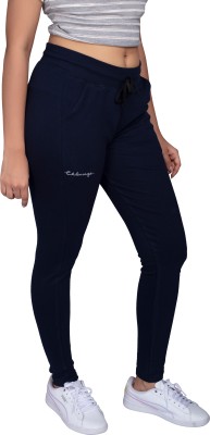 CKL Solid Women Blue Track Pants